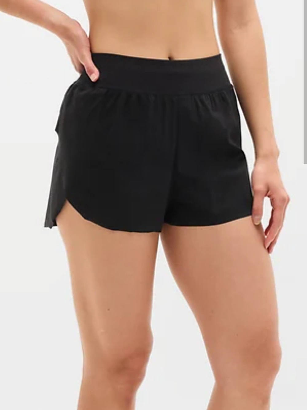 lululemon athletica Black Women's Athletic Shorts with High Waist